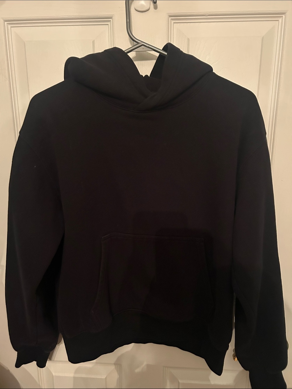 Aritzia Black Crewneck Hoodie
